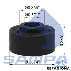 GOMA TENSORA DE RADIADOR A CHASIS
