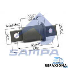 BUJE MUELLE TRASERA CON TOPE