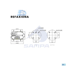 BOLSA DE AIRE EJE RETRACTIL